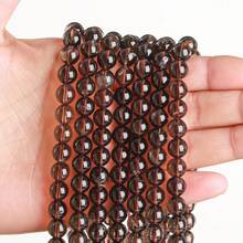 15 英寸串珠，直径 4 毫米、6 毫米、8 毫米、10 毫米，天然石圆珠 - 虎眼石/黑曜石/玛瑙/水晶等。能量清洁/增强天然治疗石，适用于 DIY 珠宝制作、手链、项链和工艺品 - 彩色 - 查看 45