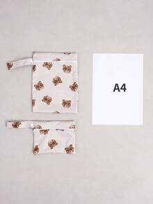 2pcs Reusable Cloth Diaper Wet Bag, Waterproof Storage Bag, Mini Mommy Bag