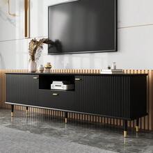 Television Stands & Entertainment Centers - Black + MDF - View 3