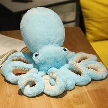 1pc 25cm Simulation Octopus Plush Toys Stuffed Soft Animal Octopus Dolls Cute Kawaii Room Decoration Gift,Stuffed Animals,Octopus,Plushies,Kraken,Stuffed Animals Jelly Cat,Stuffed Dragon