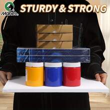 2 Packs Marie's Art Round Canvases Bulk For Painting, ( 8, 12, 16, 20inches ) White, Blank Stretched Prepared Mini Framed Boards For Drawing, Oil, Acrylic, Tempera, Flow Pouring Paint, Art Supplies For Adults, Professionals & Artists - White - View 4