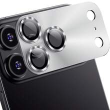 1 pezzo Protezione per obiettivo fotocamera in vetro temperato ultra-trasparente, copertura completa anti-graffio, adatta per serie 17/17 Air/17 Pro/17 Pro Max