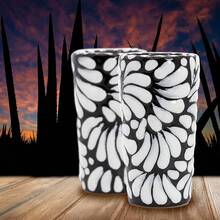 Cups - Black Background White Brushstroke - View 9