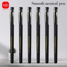 WUQIANNIAN paquete de 3/6/12 bolígrafos de firma de negocios negros, tinta negra, punta de 0.5mm, textura mate premium, tinta brillante de alta calidad, escritura suave, temporada de vuelta a clases