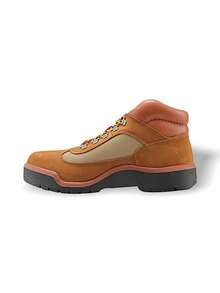 Timberland 男式徒步户外靴防水厚底缓震亲肤舒适耐用易清洁日常旅行休闲棕褐色 A18B4 - 棕色 - 查看 1