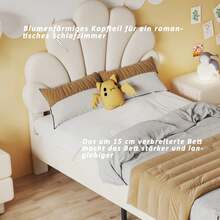 Kids Bed Frames, Headboards & Footboards - Beige + Padded + 90cm*200cm - View 4