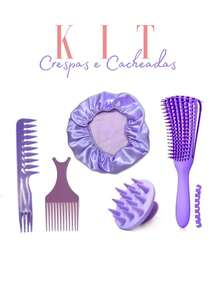 Kit Crespas e Cacheadas 5 unidades - Sortido - Visão 1