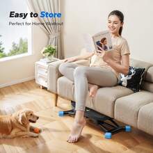 MERACH Balance Board With Resistance Bands, Portable Ski Balancing Machine Featuring LCD Monitor, 300 Lbs Capacity Gibbon Balance Trainer For Full Body Workout - 黑色 - 查看 7