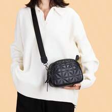 Women's Bag Fashionable Large Capacity Small Square Bag - Black - View 4