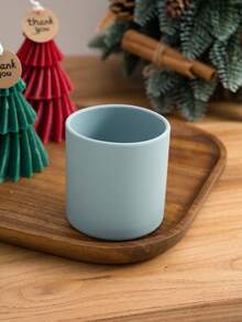 1pc Personalized Customization Name Pattern Silicone Baby Cup Print On Demand Solid Color Baby Tableware Portable Baby Cups Custom Water Bottle