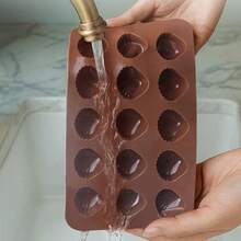 2pcs Silicone Shell Chocolate Mold, Creative Shell Design, Easy Release For Candy/Chocolate Baking
