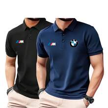 MHP BMW Sports Car Polo Shirt Set 2 For Men - preto/marinho - 查看 1
