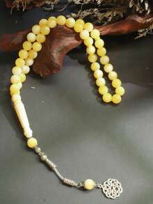 1 pièce Perles de prière du Moyen-Orient saoudien 45 pièces, Perles de chapelet arabe, Perles de prière islamiques Tasbih, Perles de prière en acrylique, Bracelet de perles de prière musulman, Convient pour les cadeaux de Noël, Nouvel An, Saint-Valentin, Perles de prière pour hommes