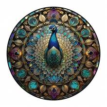 1pc 5.7inch Wolf Sign, Acrylic Painted Window Decoration Pendant, Acrylic Wolf Sign, Window Decor, Room Decor, Garden Porch Kitchen Wall Door Hanging Ornament, Halloween Autumn Gift For Mom Woman Aunt Sister Friends Animal Lovers