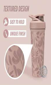 BlenderBottle Strada Sleek Shaker Cup Insulated Stainless Steel Water Bottle With Wire Whisk, 25-Ounce, Black - Màu B - Xem 2