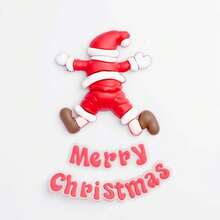 Decoración para tarta de Papá Noel, de 3.3"X3.6" Decoraciones para tartas navideñas, Decoraciones festivas para cupcakes para fiestas de Navidad, Ideal para postres y hornear navideños (Decoración para tarta Feliz Navidad) Navidad Decoraciones navideñas Pijamas navideños Regalos de Navidad Decoración navideña - Multicolor - Ver 9