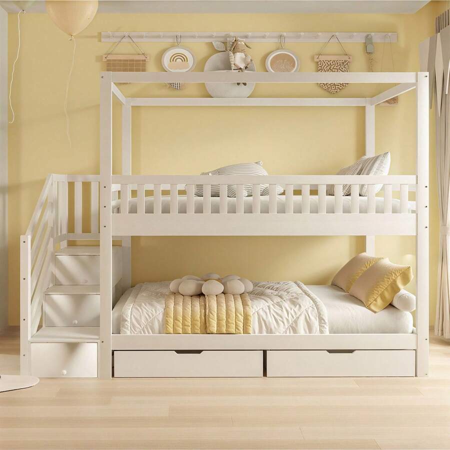 Kids Bed Frames, Headboards & Footboards - White - View 1