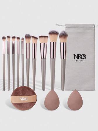 14pcs Makeup Brush Set With Velvet Bag, Multi-Functional Brush Set, Travel Portable Makeup Kit, Suitable For Beginners And Professionals,Brush Set,Makeup Brush Kit,Make Up Brush Set,Make Up Set Complete,Makeup Brush Set,Complete Makeup Kit,Brush Kit,Brushes Makeup Set,Makeup Gift Set,Set