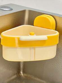 1 buc Coș de scurgere pentru chiuvetă cu ventuză, Coș filtrant pentru reziduuri alimentare, Coș de depozitare pentru bucătărie, Articole de bucătărie pentru o eficiență maximă în bucătărie, cu stiluri confortabile de toamnă și iarnă, Ustensile de bucătărie igienice pentru chiuvetă