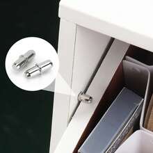 40/100 szt. wytrzymałych metalowych wsporników półek z centralnym trzonem, 5 x 16 mm (0,2" x 0,63") – wytrzymałe podparcie dla szaf, szafek i mebli