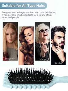 2025 Nuovo Spazzola Definizione Ricci - Spazzola per Acconciatura Capelli Ricci per Modellare e Definire i Ricci su Capelli Bagnati, per Donne e Uomini, Idea Regalo di San Valentino, Spazzola per Capelli, Spazzola per Capelli Lisci, Spazzola per Acconciatura, Spazzola per Capelli Ricci, Spazzola per Contorni, Pettine per Capelli, Spazzola per Capelli, Set di Spazzole per Capelli, Pettine per Capelli, Pettine per Ricci, Spazzola Districante, Spazzola per Capelli da Donna, Capelli, Viaggio, Prodotti per Capelli, Accessori per Capelli, Accessori da Barbiere, Attrezzatura per Parrucchieri