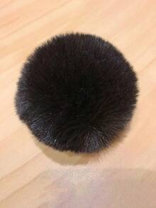 Solid Color Cute Fluffy Rabbit Tail Decor, Suitable For Daily Wear - Multicolor - View 7