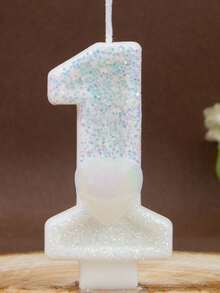 1 Peça Novas Velas de Aniversário Criativas de Número Digital de Amor 0-9, Velas de Aniversário Decoradas com Coração Puro, Velas de Decoração de Bolo de Festa de Aniversário, Velas de Decoração do Dia dos Namorados, Velas de Decoração de Bolo de Aniversário e Festa