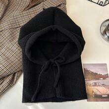 Balaclava Hat For Women, Winter Warm Knitted Headwear With Scarf, Ear Protection - Hat - View 8