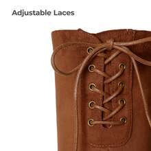Women's Suede Knee High Boots Elegant Fashionable Ultra Long Boots With Side Zipper And Sock Design For Autumn & Winter Wearing - 咖啡棕 - 查看 8