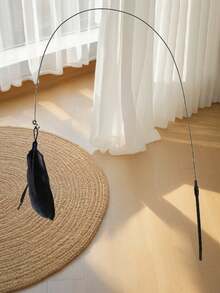 1. Cat Teaser Wand With Suction Cup, Regular Suction Cup Comes With Double-Sided Adhesive, Can Be Handheld. (The Product Is Available In Regular Suction Cup And Heavy-Duty Suction Cup, It Is Recommended To Purchase The Heavy-Duty Suction Cup For Stronger Suction.) Cat Toy, Boredom Relief Toy, Cat Toy With Suction Cup, Puppy Toy, Cat Teaser Toy, Anti-Bite And Chew-Resistant, Replaceable Suction Cup Head, Designed Specifically For Cats, Unleashes Cat's Instincts, Durable, Stable Base.