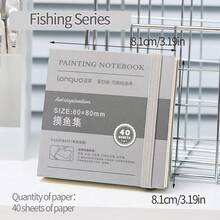 1 件迷你素描本，空白笔记本，用于绘画、油画、速写，适用于水彩、丙烯、马克笔