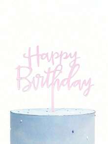 10/20/30 件生日快乐亚克力蛋糕装饰，生日、情人节、派对用品蛋糕装饰，现代字母图形蛋糕装饰，现代字母图形蛋糕顶饰镜面金色亚克力多功能蛋糕装饰装饰，送给家人和朋友的完美纪念礼物 - 彩色 - 查看 12