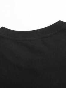 Camiseta de arte abstracto de caballo, camiseta de moda con diseño geométrico de caballo nativo americano, camisetas unisex, regalo para hombres y mujeres - Negro - Ver 4