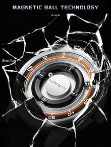 Foxbox Kids Watch Fashionable Boy's Watch, Cool Dial Display Design Waterproof Rotating Magnetic Bead Watch, Gift For Family Party