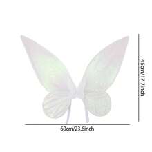 Butterfly Fairy Wing Lightweight Elegant Angel Elf Wings Cosplay Costumes Props For Women Girls Party Accessories - Multicolor - View 5