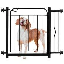 Portão Pet Portátil 69cm | Cerca De Segurança Para Cães - Preto - Visão 4