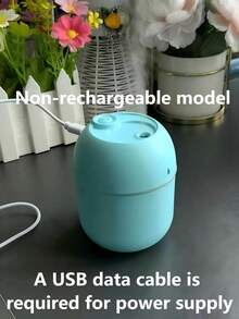 220ml Small Low Noise Humidifier - USB Powered, Suitable For Bedroom & Bathroom, Air Purifier, Essential Oil Diffuser - Multicolor - View 8