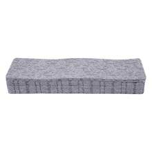 Washable Stair Treads, 15-Piece Set With Removable TPR Backing For Secure Footing On Indoor Wooden Stairs - Light Grey - View 12