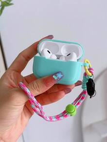 Silicone Protective Case For AirPods 4th Gen, Pro 2, 3, 2 With Lanyard