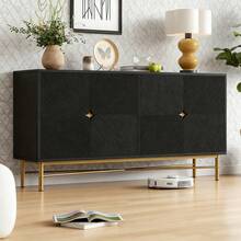 Buffets & Sideboards - Black + Particle Board - View 1