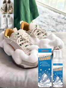 jakehoe 鞋类清洁剂，小瓶装白色鞋类干洗剂，去除泛黄和污渍，抗氧化，便携式清洁剂