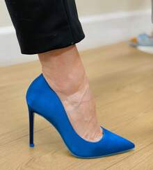 Classic Pointed-Toe Satin Heels – Elegant & Versatile - ROYAL BULÉ - Xem 8