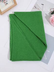 1pc Women's Fashion Simple Casual Solid Color Triangular Scarf/Headscarf, Suitable For Daily Outing And Party Matching