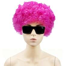 Colorful Explosion Wig, Clown Style Fan Prop Costume Accessory - Multicolor - View 16