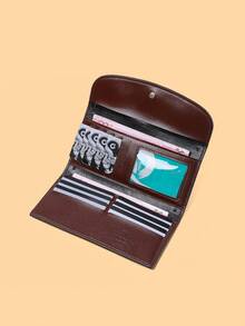 Cartera larga de mujer de alta calidad, versátil, elegante y casual