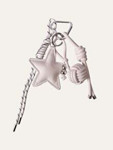 Summer Handmade DIY Key Chain Lanyard Keychain Pendant Chain Bag Pendant Decorations Y2K Crochet - Multicolor - View 14