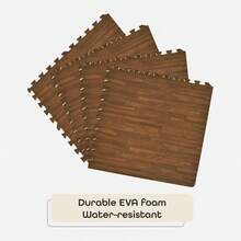 Home Furnishings Baldosas entrelazadas, 24x 24 Pulgadas, Pino, FMTL102 - 06 - Nuez - Ver 6