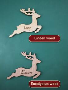 Personalisierte Rentier Glas Dekorationen, individuelle Weihnachts-Weinglas Dekoration, personalisierte Namens-Ornamente, individualisierbare Weihnachtsgeschenke, Weihnachtsparty, Frohe Weihnachten, Rentier, Weihnachten, DIY Ornamente, Weinglas Ornamente, Heimdekoration, Geburtstagsgeschenke, Mama, Papa, Familie, Freund - Stil A - Übersicht 5