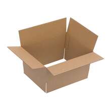 100pcs Yellow Corrugated Cardboard Folding Shipping Boxes, 6"X4"X2" Mailing Delivery Moving Storage Boxes For Packaging Easy Assembly For Home Office Retail Packaging Office Supplies - 6"x4"x2" - 查看 3