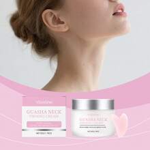 50g Gua Sha Neck Firming Cream, Rich In Collagen, Tightens Skin, Fades Fine Lines, Highly Nourishing And Moisturizing, Suitable For All Skin Types